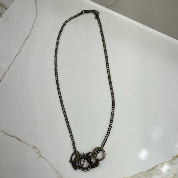 5 ring necklace - Picture 2 of 6